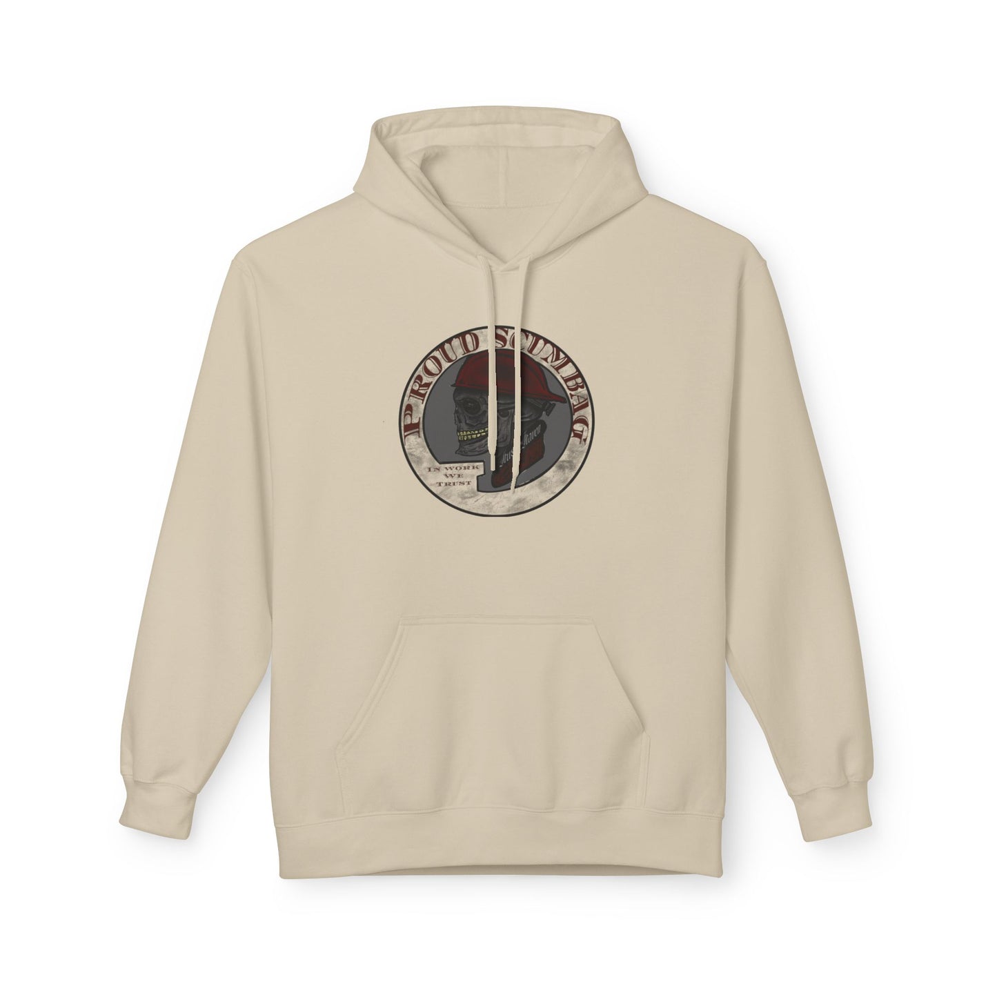 Trustworthy Unisex Hoodie - In Work We Trust Design