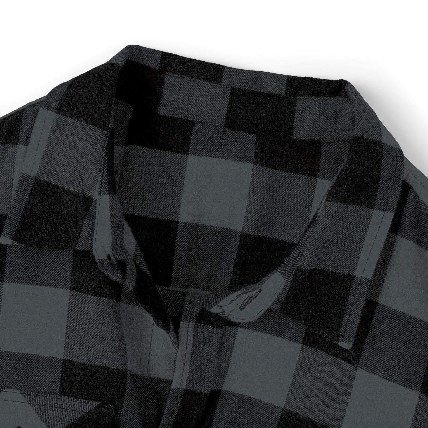 Hustle Haven Embroidered Flannel Shirt
