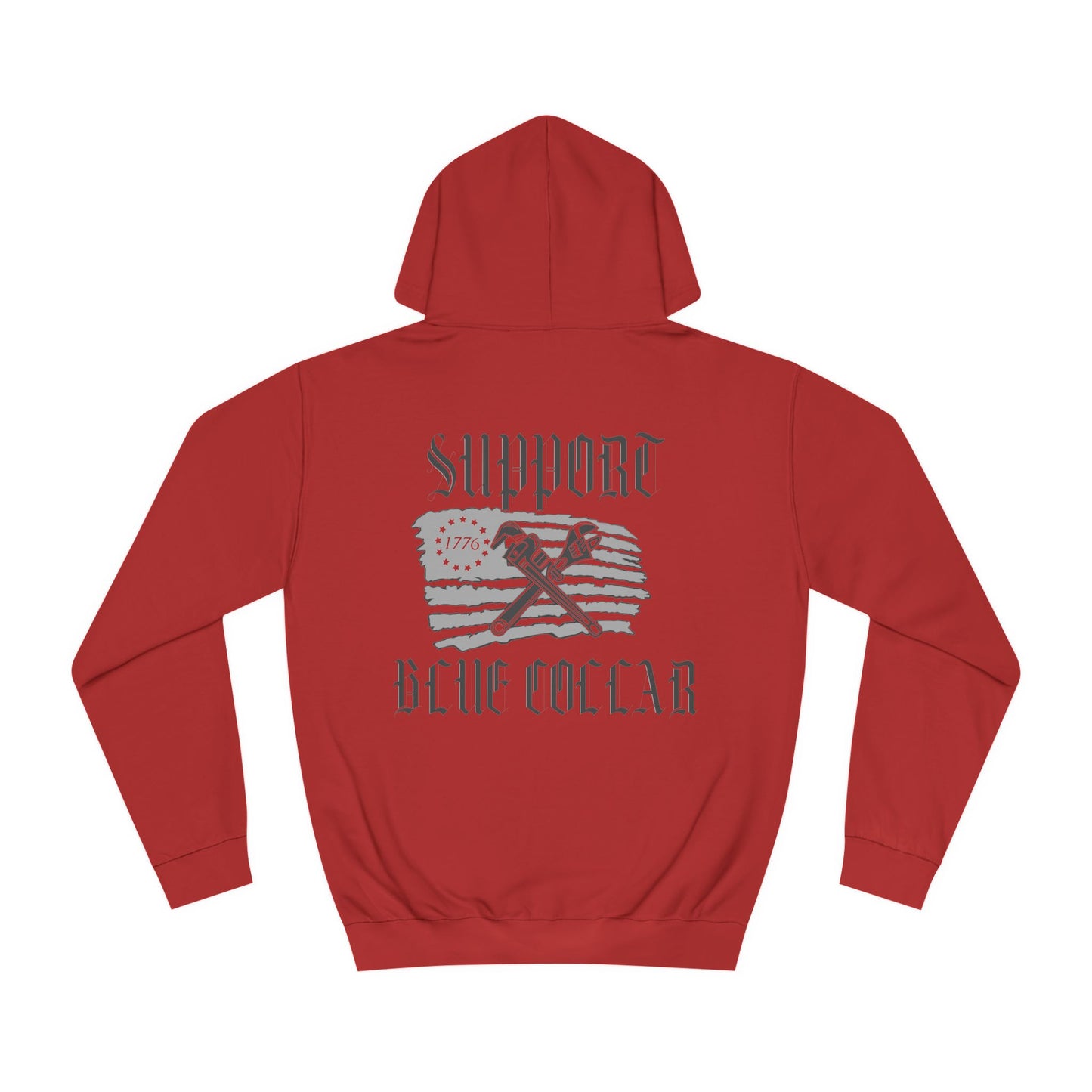 Blue Collar Support Hoodie